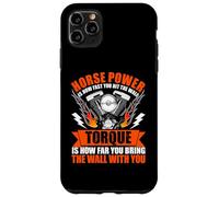 La Puissance, C'est la Vitesse à laquelle Vous Vous heurtez au Mur | Un mécanicien Automobile Amusant Coque pour iPhone 11 Pro Max
