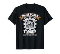 La puissance, c'est la vitesse à laquelle vous vous heurtez au mur | Un mécanicien automobile amusant T-Shirt