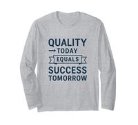 La qualité Aujourd'hui égale Le succès Demain | Journée Mondiale de la qualité Manche Longue
