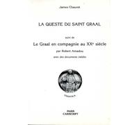 La queste du Saint-Graal - Robert Amadou - Cariscript - broché - Etude