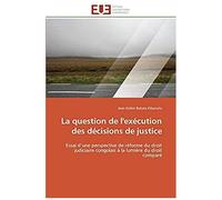 La Question De L'exécution Des Décisions De Justice