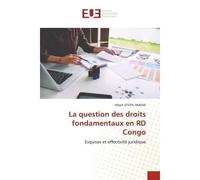 La question des droits fondamentaux en RD Congo - Albert Otepa Onema - Universitaires Europeennes - broché - Livre