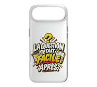 La Question Était Facile Après Humour Culture Générale Coque pour iPhone Air