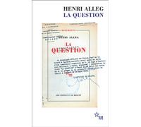 La question - Henri Alleg - Minuit - broché - Essai