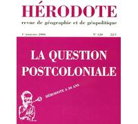 La question postcoloniale: Hérodote a 30 ans