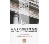 La question prioritaire de constitutionnalité