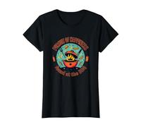 La quête du Bonheur trouvée au Barbecue T-Shirt, Femme, Noir, S