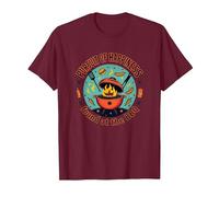 La quête du Bonheur trouvée au Barbecue T-Shirt, Homme, Marron, S