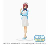 La Quintessence Quintuplées 2 Spm Pvc Statue Miku Nakano Infirmière Ver 21 Cm Se