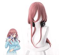 La quintessence Quintuplets Cosplay perruques Miku Nakano Cosplay perruque synthétique Halloween carnaval fête 5 toubun no Hanayome perruque