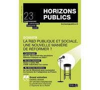 La R&D publique et sociale, une nouvelle manière de reformer ? Berger-Levrault (Auteur), Sébastien Palluault (Auteur), Roddy Laroche (Auteur), Stéphane Vincent (Auteur)