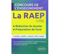 La Raep Aux Concours De L'enseignement - Rédaction Du Dossier, Préparation De L'oral