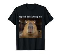 La Rage me Consume, C'est Stupide de Regarder Capybara Meme T-Shirt