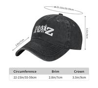 La Raiz Musica Rock Reggae Hip Hop Jazz Espagne Casquette de Baseball lavée y2k Soleil drôle Chapepeau de Camionneur Hommes d’été Casquettes de Baseball Adultes