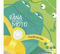 La rana va en su moto
