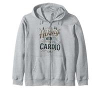 La randonnée est Mon Cardio Randonneur de Montagne Sweat à Capuche