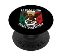 La Raza Unida Orgullo Mexicano Eagle Azteca Pride Chingon PopSockets PopGrip Adhésif