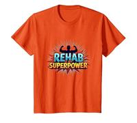 La réadaptation est Mon Super Pouvoir, ma Force de Motivation et de rétablissement T-Shirt, Enfant, Orange, 2 Ans