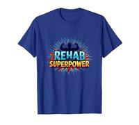 La réadaptation est Mon Super Pouvoir, ma Force de Motivation et de rétablissement T-Shirt, Homme, Bleu Royal, XL