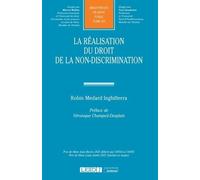 La réalisation du droit de la non-discrimination - Robin Medard Inghilterra - Lgdj - broché - Etude