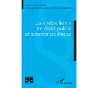 La "rébellion" en droit public et science politique - Héritage Bita Heyeghe - L'harmattan - broché - Etude