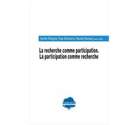La recherche comme participation. La participation comme recherche - Martial Meziani - Champ Social Eds Du - broché - Essai