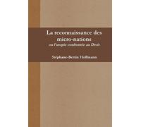 La reconnaissance des micro-nations