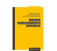 La réforme des nullités de mariage