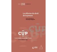 La réforme du droit de la preuve - Dominique Mougenot - Anthemis - broché - Etude