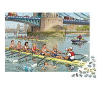 La régate Paddle Clash Puzzle en Bois Imperméable DIY Puzzles De 1000 Pièces pour Adultes Cadeaux Amusant Jeux De Stimulants