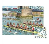 La régate Paddle Clash Puzzle en Bois Imperméable DIY Puzzles De 1000 Pièces pour Adultes Coloré De Décoration pour La Maison