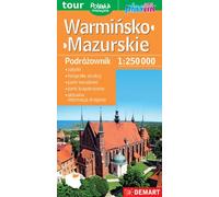 La région de Warmiñsko-mazurskie 1:250 000 Opracowanie Zbiorowe (Buch auf Polnisch)