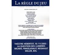La règle du jeu n°24 Tome 24 - Collectif - Grasset - broché - Revue
