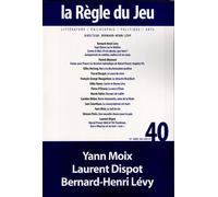 La règle du jeu n°40 - Collectif - Grasset - broché - Revue
