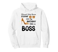 La Reine de Juillet bienheureuse Entre dans Mon Anniversaire comme Un Boss Sweat à Capuche