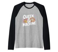 La reine de la machine, grand-mère, joueuse de casino Manche Raglan