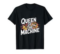 La Reine de la Machine, Grand-mère, joueuse de Casino T-Shirt Graphique avec Valeur