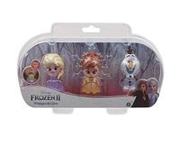 La Reine des Neiges 2, Blister 3 Figurines Whisper & Glow Lumineuses, Figurines qui s’Illuminent quand on Souffle, à Collectionner, Jouet pour Enfants dès 3 Ans, FRN75