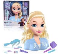 Famosa – Tête à coiffer Elsa (La Reine des Neiges 2) – 14 accessoires – Dès 3 ans