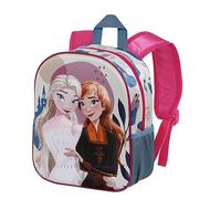 La Reine des Neiges 2 (Frozen 2) Castle-Sac à Dos 3D Petit, Multicolore