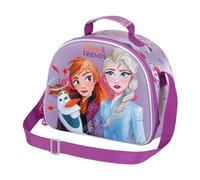 La Reine des Neiges 2 (Frozen 2) Friends-Sac à Goûter 3D, Fuchsia, 25,5 x 20 cm