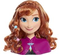 LA REINE DES NEIGES, Anna, Tête à Coiffer Basic, 14 Accessoires de Coiffure Inclus, Jouet pour Enfants dès 3 Ans, Giochi Preziosi, FRND3