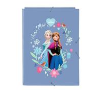 La Reine des Neiges Chemise à 3 rabats Idéal pour les enfants de différents âges, confortable et polyvalent, qualité et résistance, 26 x 36,5 cm