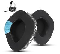 La Reine des Neiges Coussinets de rechange pour casque de jeu sans fil/filaire Corsair Void Pro, compatible avec casque PC Corsair Void Elite, coussinets avec vêtements doux et mousse à mémoire de