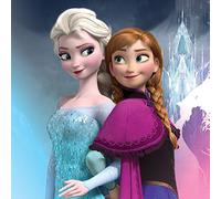 La Reine des Neiges Disney AFWDC91230 Toile Imprimée, Multicolore, 30 x 30 cm