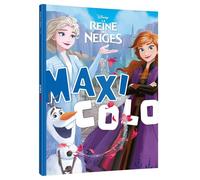 LA REINE DES NEIGES - Maxi Colo - Disney - Collectif - Hachette Disney - broché - Document jeunesse