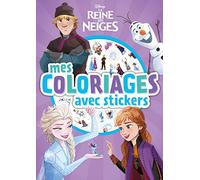 LA REINE DES NEIGES - Mes coloriages avec stickers