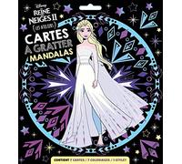 LA REINE DES NEIGES - Pochette Les Ateliers - Mandalas à gratter - Disney
