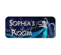La Reine des neiges princesse Elsa personnalisé pour chambre d'enfant plaque de porte Sign (Ss30014)