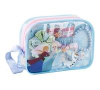 Set de beauté sac La Reine des Neiges pour fille - Set de beauté pochette La Reine des Neiges avec accessoires de jeu pour coiffer et décorer